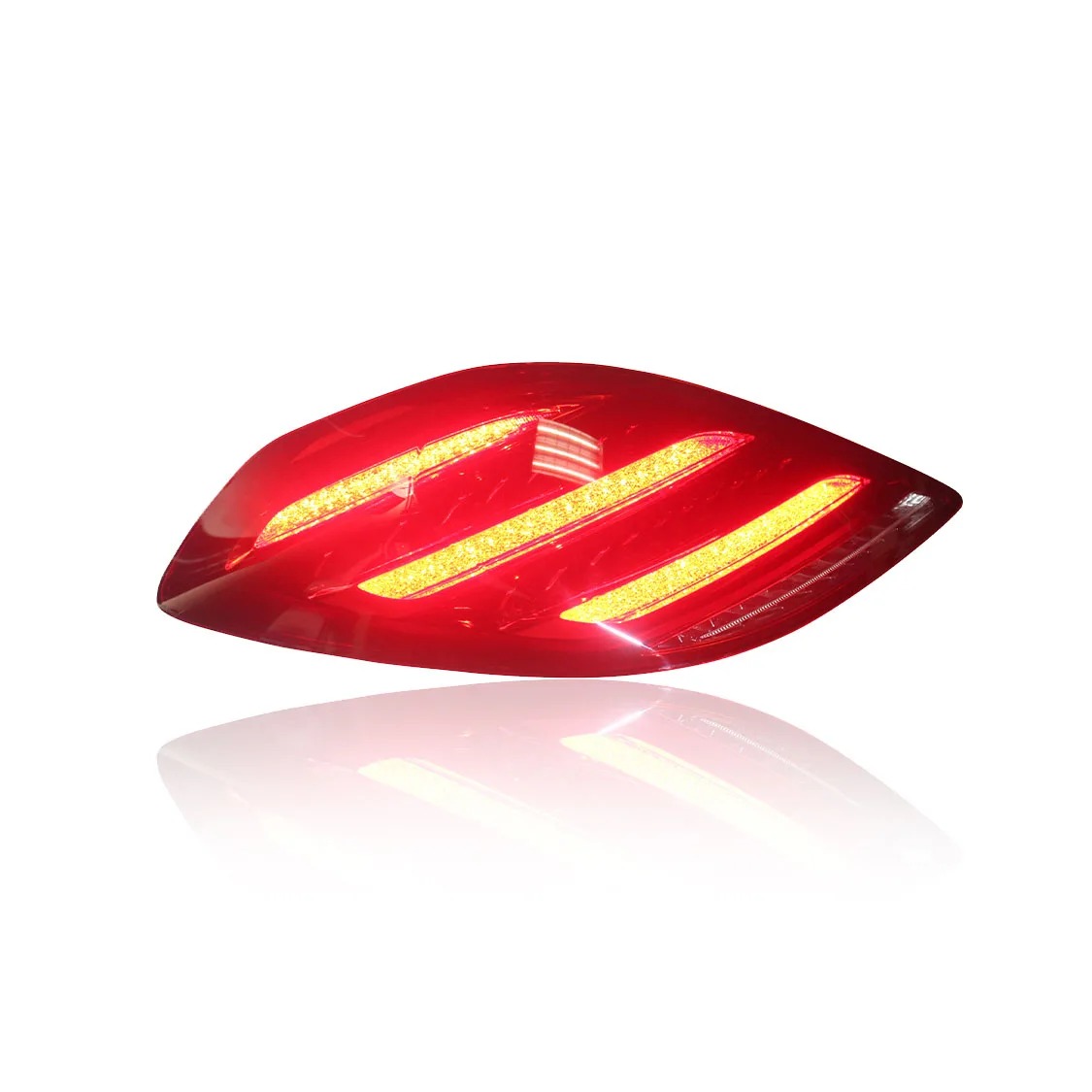 Upgrade  Full LED Flow Dynamic Rear Tail Lamp Light Assembly for  S Class W222 2017 High Quality 6000k Color